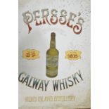 PERSSES GALWAY WHISKEY PUB MIRROR