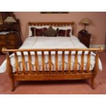 LARGE KING-SIZED SLEIGH BED