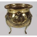 REGENCY BRASS JARDINIERE