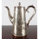 LONDON SILVER COFFEE POT