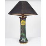 GLASS PAINTED TABLE LAMP