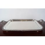 LARGE SHEFFIELD SILVER PLATE TRAY