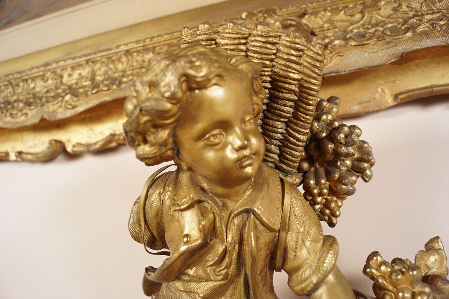 19TH-CENTURY FRENCH ORMOLU MANTLE CLOCK - Image 2 of 2