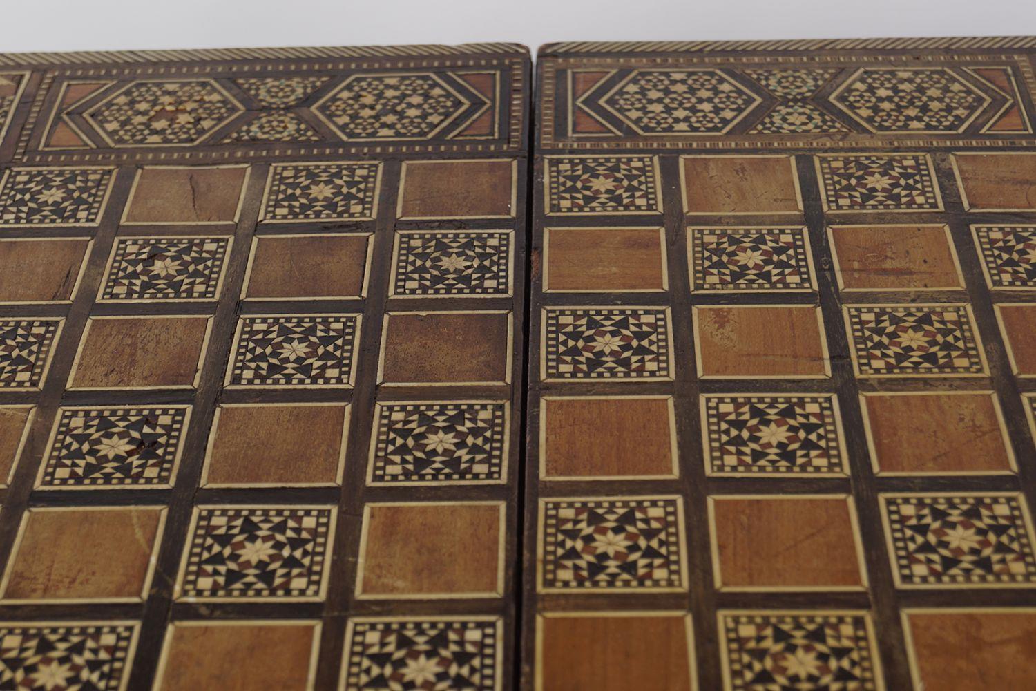 TURKISH MARQUETRY AND PARQUETRY GAMES BOX - Image 3 of 3