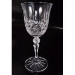 21 TIPPERARY CRYSTAL WHITE WINE GLASSES