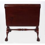 19TH-CENTURY MAHOGANY YACHT TABLE