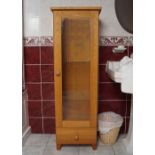 HARDWOOD BATHROOM CABINET