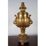 19TH-CENTURY ORMOLU VASE STEMMED TABLE LAMP