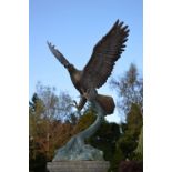 LARGE BRONZE GARDEN SCULPTURE