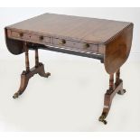 REGENCY ROSEWOOD SOFA TABLE