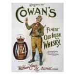 COWAN'S ADVERTISEMENT SIGN