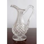 IRISH REGENCY CUT GLASS JUG