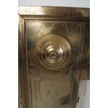 BRIGHT CUT DUBLIN BRASS FIRE REGISTER