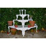 COALBROOKDALE CAST IRON FOUR TIER PLANT STAND