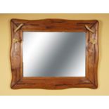 COLONIAL PINE FRAMED MIRROR