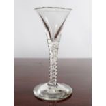 18TH-CENTURY WINE GLASS