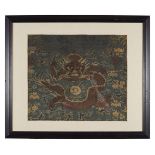 CHINESE FRAMED TEXTILE