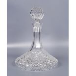 CRYSTAL SHIP'S DECANTER