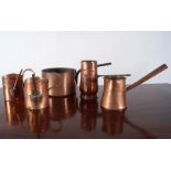 LOT OF 5 ANTIQUE COPPER ITEMS