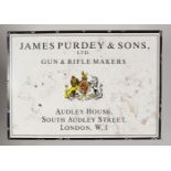JAMES PURDEY & SONS SIGN