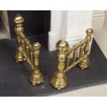 ORNATE BRASS FIRE TRIVIT