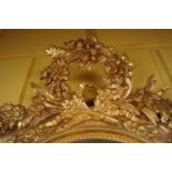 19TH-CENTURY FRENCH GILT FRAMED PIER MIRROR