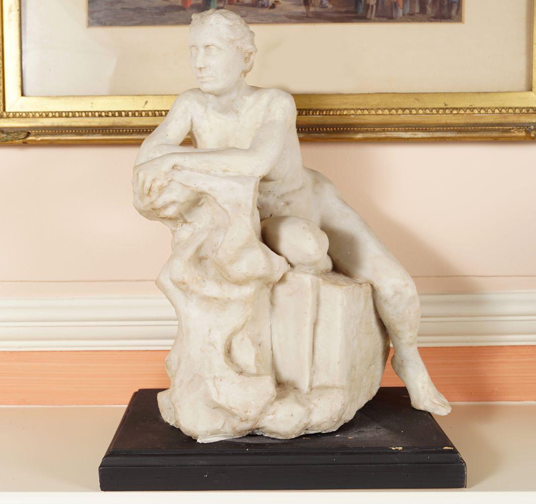 19TH-CENTURY FRENCH MARBLE SCULPTURE