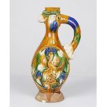 CHINESE SANCAI-GLAZED PHEONIX-HEADED EWER