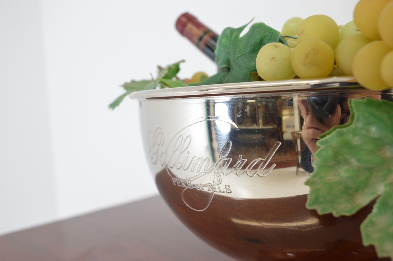 LARGE SILVER PLATED WINE COOLER - Image 2 of 2