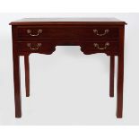 18TH-CENTURY MAHOGANY AND INLAID LOWBOY