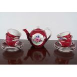 THIRTEEN PIECE CHINA TEA SET