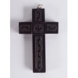 WHITBY JET CRUCIFIX