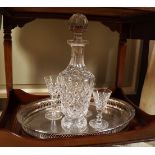 HEAVY CRYSTAL DECANTER