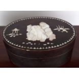 CHINESE QING HARDWOOD BOX AND LID