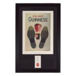 GUINNESS FRAMED ADVERTISEMENT