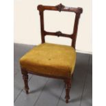 VICTORIAN WALNUT CHILD'S CHAIR