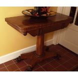 WILLIAM IV MAHOGANY TEA TABLE