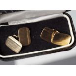 PAIR OF 9 CT GOLD CUFFLINKS