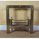 DUBLIN BRIGHT CUT BRASS FIRE REGISTER