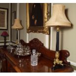 PAIR OF PARCEL GILT TABLE LAMPS