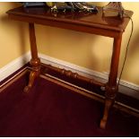 19TH-CENTURY MAHOGANY SIDE TABLE