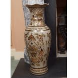 LARGE CHINESE POLYCHROME VASE