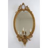 VICTORIAN GILT FRAMED PIER MIRROR