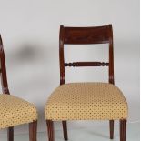 SET OF 6 REGENCY PERIOD MAHOGANY DINING CHAIRS