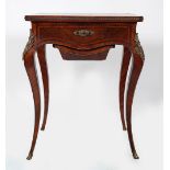 19TH-CENTURY FRENCH KINGWOOD MARQUETRY WORKTABLE