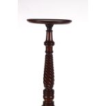 19TH-CENTURY MAHOGANY TORCHERE