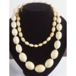 LONG IVORY NECKLACE