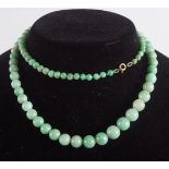 CHINESE JADEITE NECKLACE