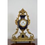 LARGE 19TH-CENTURY FRENCH ORMOLU MANTLE CLOCK