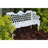 HEAVY CAST IRON GARDEN SEAT